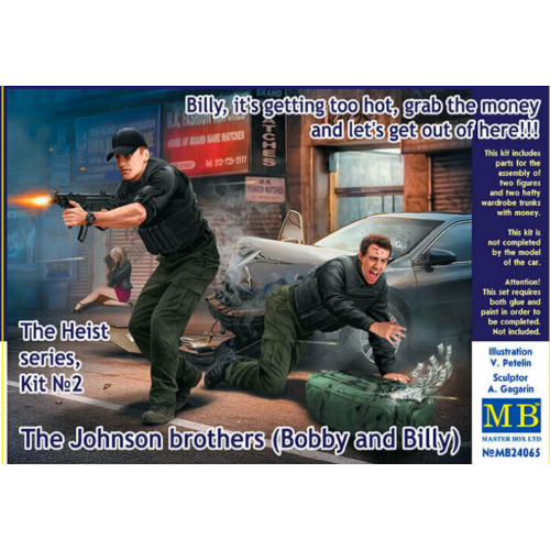 1/24 Master Box The Heist series #2. The Johnson brothers 24065 